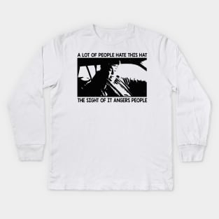 uncle buck a lot of people hate this hat Kids Long Sleeve T-Shirt